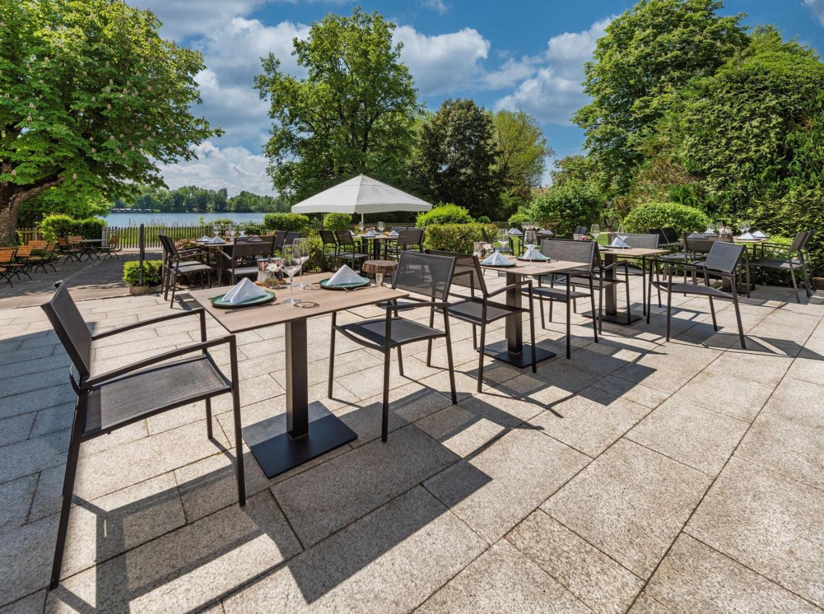 Sopherl Am See - Fruehstueck Auf Der Seeterrasse, Sehr Ruhig Und Wunderschoen Am See, 3 Minuten Nach Oberpfaffenhofen, Viele Radtouren, Restaurants & Cafes In Der Umgebung Wessling Luaran gambar